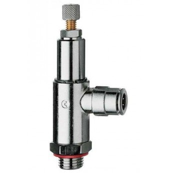 Пневмодроссель с обратным клапаном CAMOZZI GMVU 135049 Пневмодроссель с обратным клапаном CAMOZZI GMVU 135049