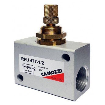 Пневмодроссель с обратным клапаном CAMOZZI RFU/8 135179