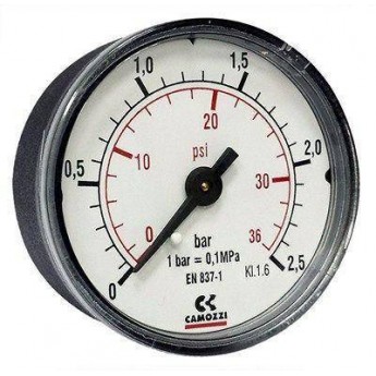 Манометр давления осевой CAMOZZI M063-P02,5 135630
