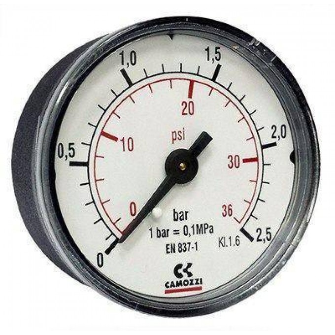 Манометр давления осевой CAMOZZI M063-P02,5 135630