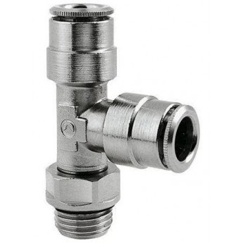 Тройник цанговый поворотный CAMOZZI 6442 4-M5 135736