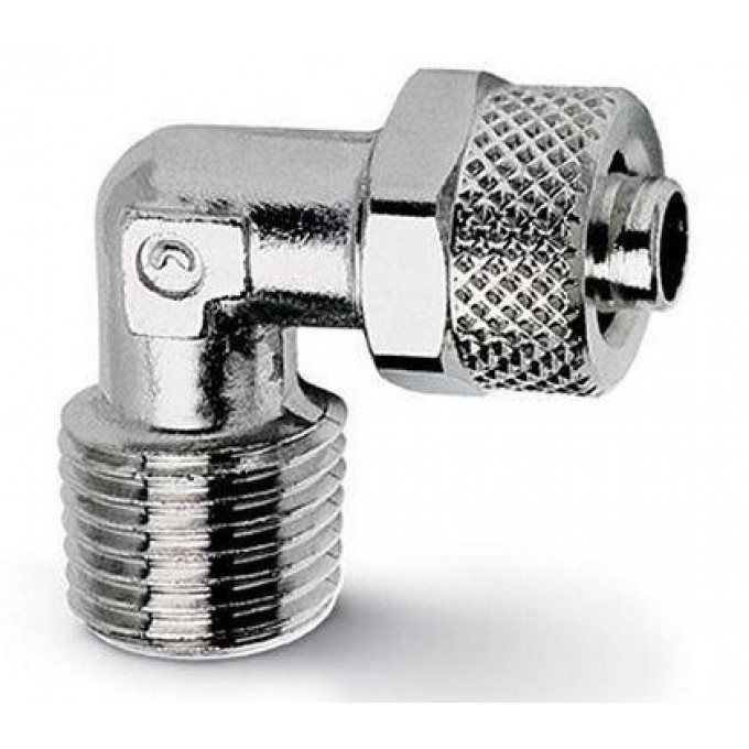 Фитинг угловой с накидной гайкой CAMOZZI 1500 8//8 136056