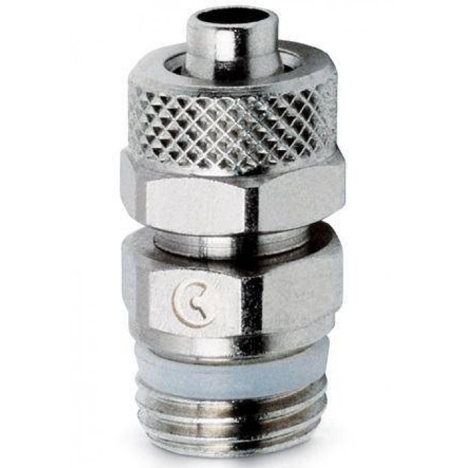 Фитинг прямой с накидной гайкой CAMOZZI 1511 15/12/2 136089