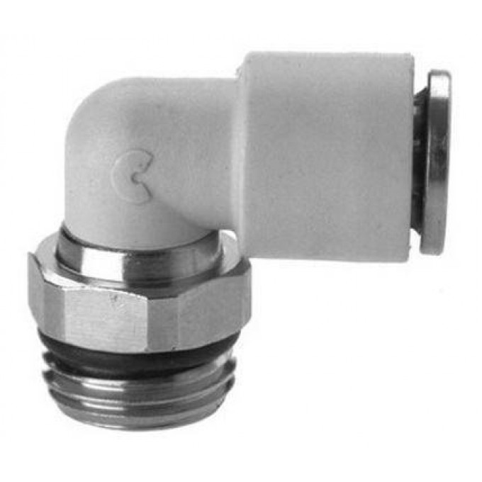 Фитинг угловой цанговый поворотный CAMOZZI 7522 4-M7 136284