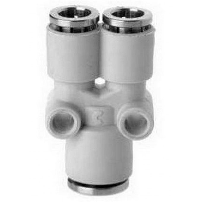 Тройник Y-образный цанговый CAMOZZI 7560 6 136302