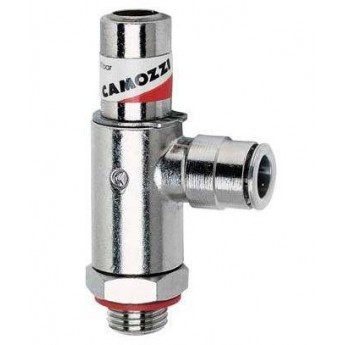 Пневмодроссель CAMOZZI GSVU 813-M с обратным клапаном 136649