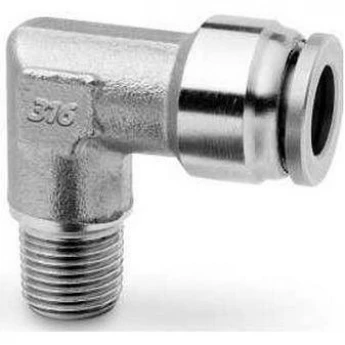 Фитинг цанговый угловой нержавеющий CAMOZZI X6500/4 136890