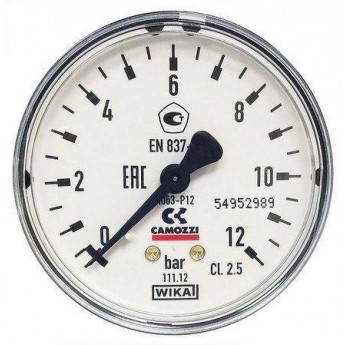 Манометр CAMOZZI M063-P12 DIAMETP-KOPPYCA"":""62-MM""