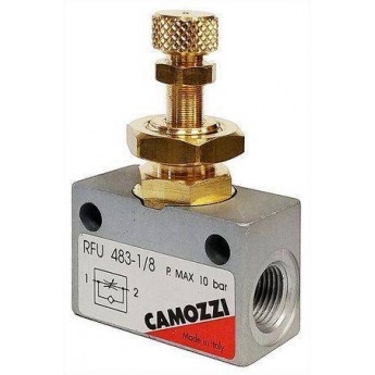Пневмодроссель с обратным клапаном CAMOZZI RFU/8 HAPYJHAYA-PEZBA"":""M12X1""