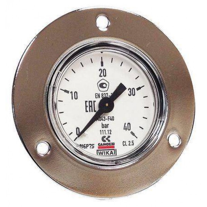 Манометр CAMOZZI M043-F40 HAPYJHYII-DIAMETP-C-FLAHCEM"":""61-MM"" HAPYJHYII-DIAMETP-C-FLAHCEM