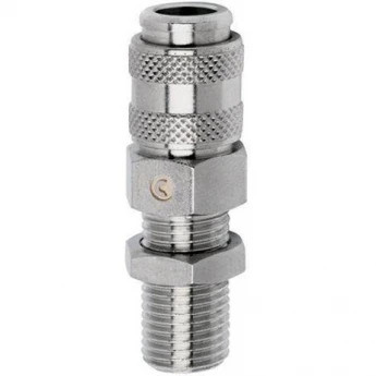 Быстроразъемное соединение CAMOZZI 5082 с обратным клапаном G1/4 PODBIJHAYA-GAIKA-POD-KLYUCH"":""17-MM""