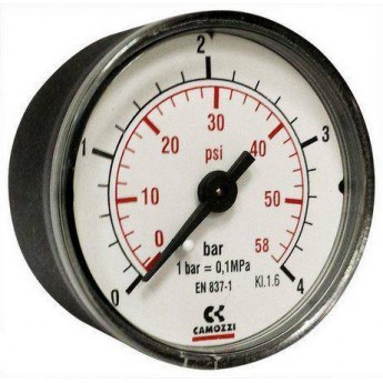 Манометр осевой CAMOZZI M043-P04 PPEDEL-SHKALYI"":""0-...-4-BAP""