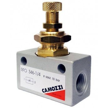 Пневмодроссель CAMOZZI RFO/8 без обратного клапана YCLOBHYII-PPOXOD"":""3-MM""
