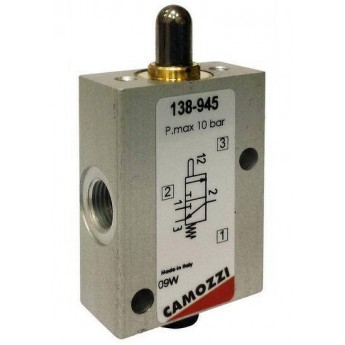 Распределитель пневматический механический Camozzi YPPABLEHIE"":""PLYHJEP""